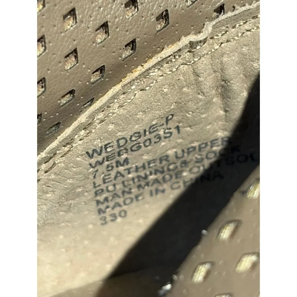 Steve Madden WEDGIE-P Perforated Wedge Sneakers 7.5